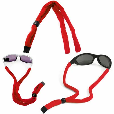 1 Red Thick Neck Strap Sunglasses Lanyard Eyeglass Cord Holder Retainer Cotton